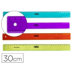 REGLA M+R 30 CM PLASTICO...