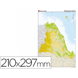 MAPA MUDO COLOR DIN A4...
