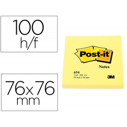 NOTAS ADHESIVAS POST-IT 654...