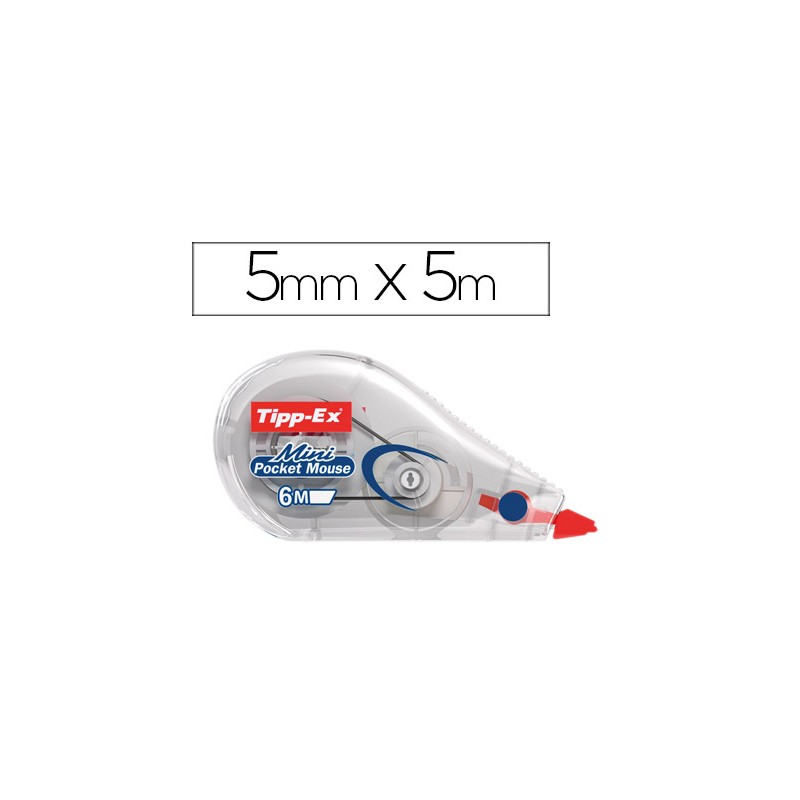 TIPP-EX Cinta correctora Soft grip Aplicacion frontal 4,2 mm x 10