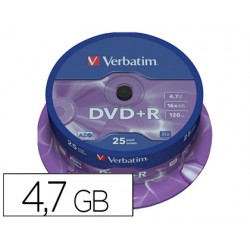 DVD+R VERBATIM CAPACIDAD...