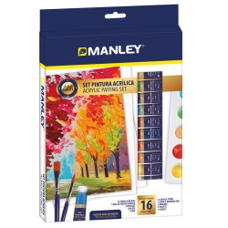 SET PINTURA ACRILICA MANLEY...