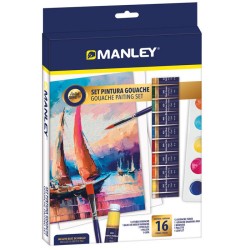 SET PINTURA GOUACHE MANLEY...