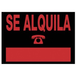 CARTEL " SE ALQUILA "...