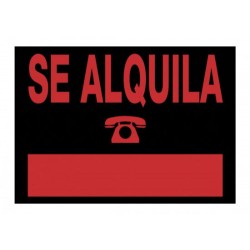 CARTEL " SE ALQUILA "...