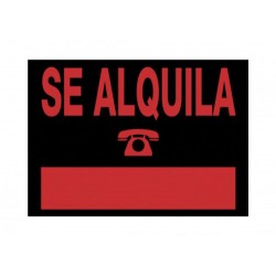 CARTEL " SE ALQUILA "...