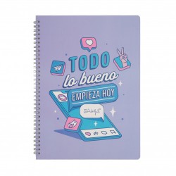 CUADERNO ESPIRAL TAPA DURA...