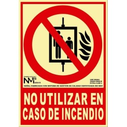 CARTEL " NO UTILIZAR EN...