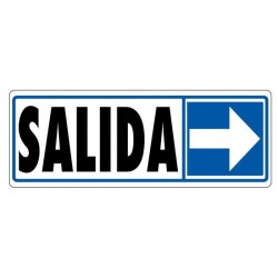 SEÑAL " SALIDA " (DERECHA)...