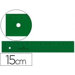 REGLA DE PLASTICO DE 15 CM...