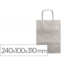 BOLSA KRAFT Q-CONNECT PLATA...