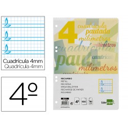 RECAMBIO LIDERPAPEL CUARTO...