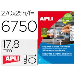 ETIQUETAS REMOVIBLES...