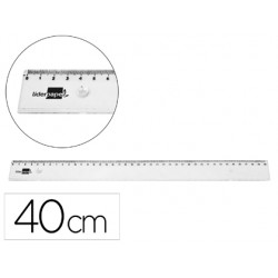 REGLA LIDERPAPEL PLASTICO...